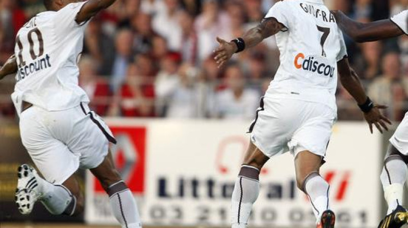 "Bordeaux" futbolistu prieki
Foto: AP