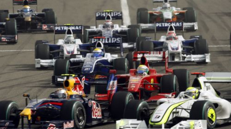 Šī gada starts Bahreinas F-1 posmā
Foto: AP