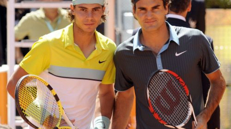 Rafaels Nadals un Rodžers Ferderers
Foto: AFP