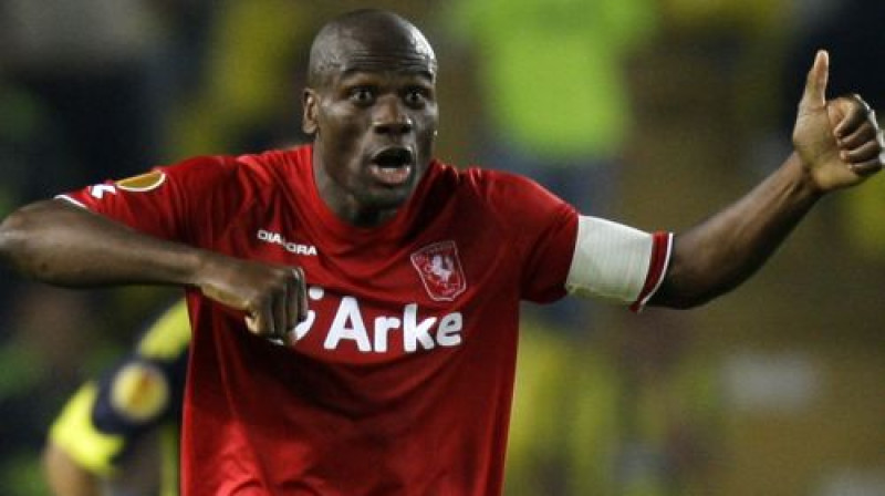 ''FC Twente'' un ''AZ Alkmaar'' mača varonis - Bleiss N'Kufo
Foto: AP/Scanpix