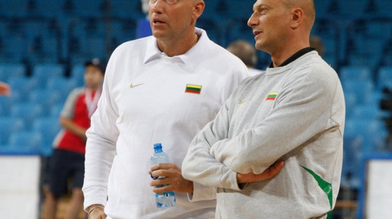 Rims Kurtinaitis un Ramūns Butauts 
Foto: lrytas.lt