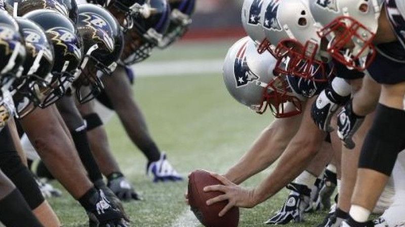 Jaunanglijas "Patriots" pret Baltimoras "Ravens"
Foto: AP/Scanpix