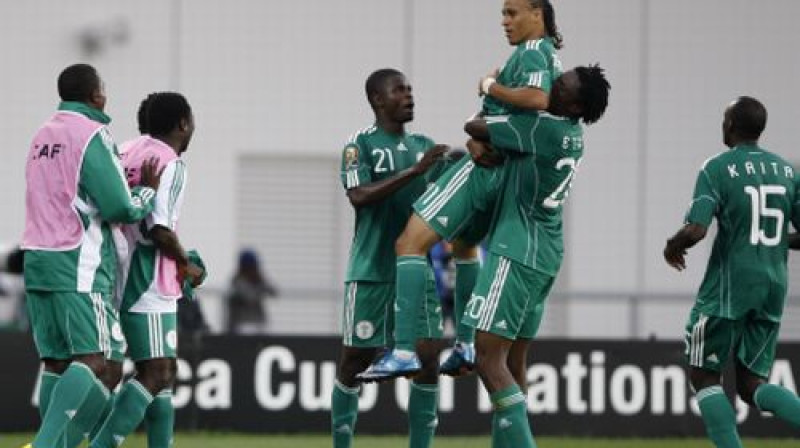 Nigērijas futbolisti 
Foto: AP/Scanpix
