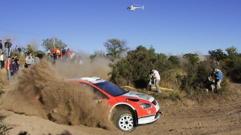 Federiko Vilagra pērnā gada Argentīnas rallijā WRC ietvaros
Foto: www.ewrc.cz