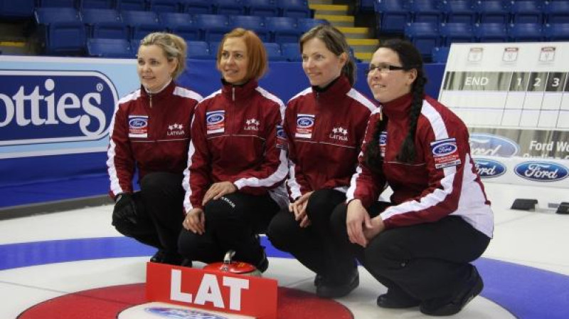 Latvijas komanda: Iveta, Una, Ieva un Zanda 
Foto: Hjū Stjuarts