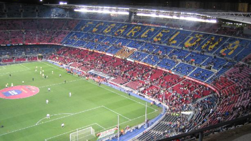 Vai "Nou Camp" stadions šoreiz nesīs veiksmi "Barcelona" cīņā pret angļiem? 
Foto: barcelona30.com