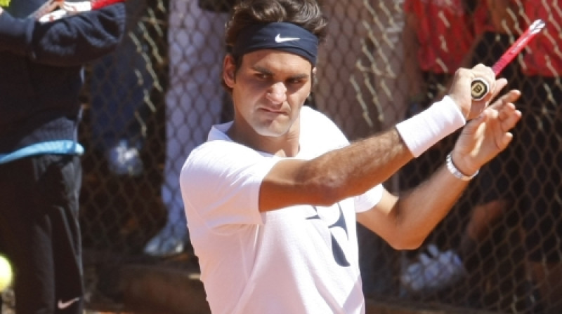 Rodžers Federers trenējas Portugālē
Foto: AP/Scanpix