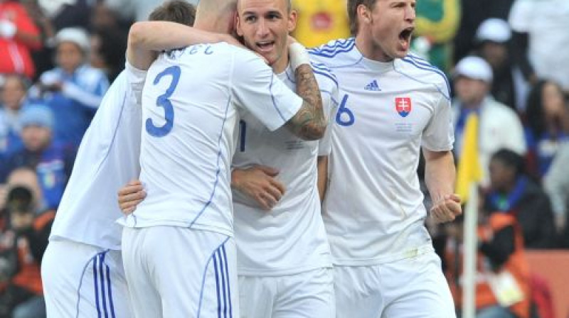 Slovāki līksmo
Foto: AFP/Scanpix