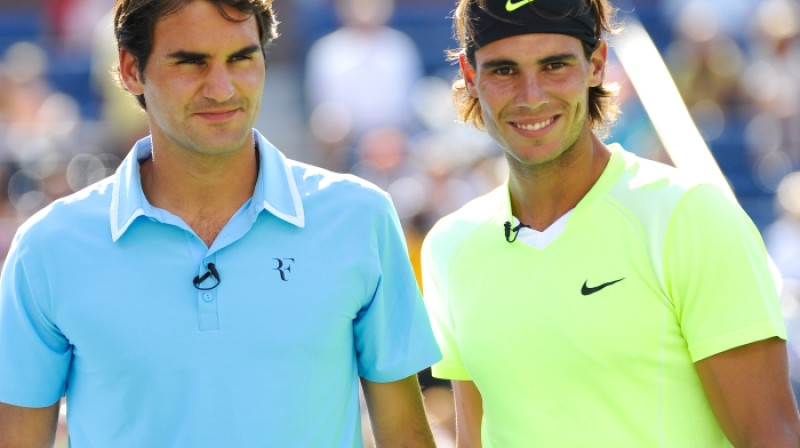 Rodžers Federers un Rafaels Nadals
Foto: AFP/Scanpix