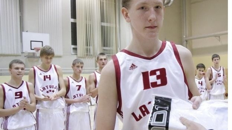 U16 izlases spēlētājs Rolands Šmits
Foto: basket.lv