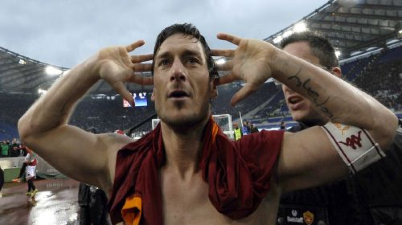 Frančesko Toti, "Roma" kapteinis
Foto: AP/Scanpix