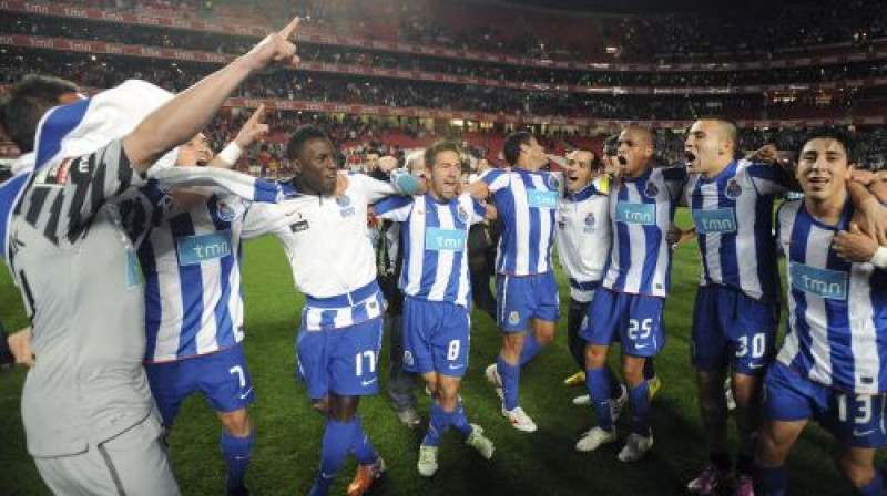 "Porto" futbolisti līksmo
Foto: AP/Scanpix