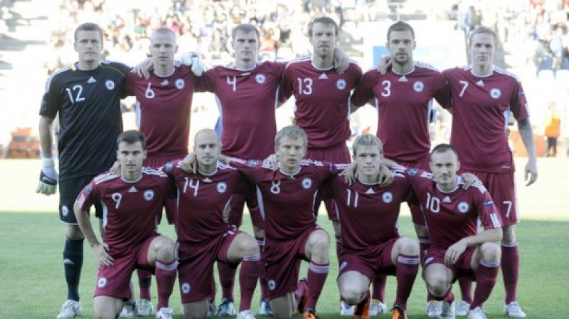 Latvijas nacionālā futbola izlase.