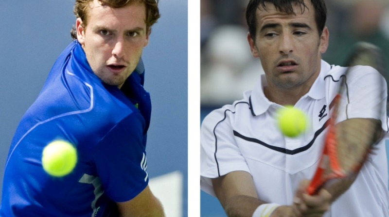 Ernests Gulbis un Ivans Dodigs
Foto: AP/Scanpix