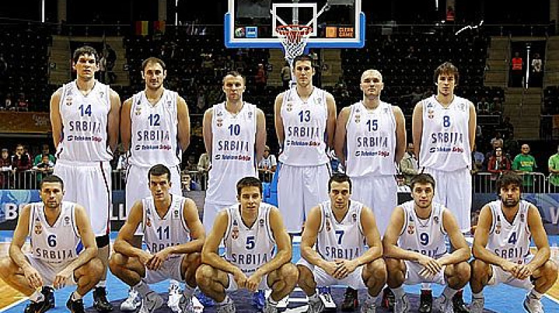 Serbijas vīriešu basketbola valstsvienība 2011
Foto: www.fibaeurope.com