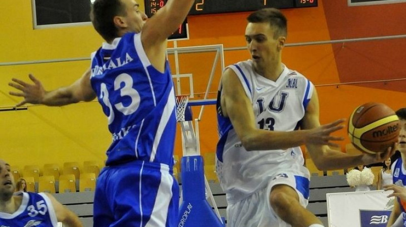Latvijas Universitātes komandas līderis Žanis Peiners.
Foto: Romualds Vambuts, Sportacentrs.com