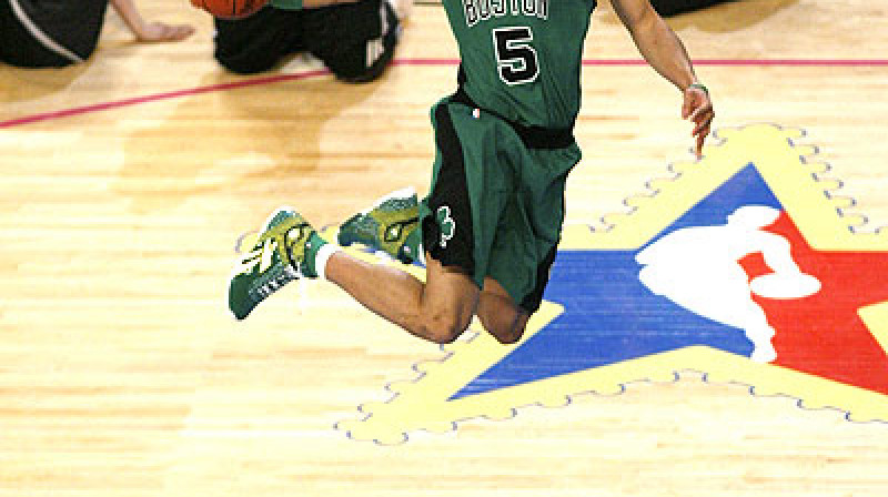 2007. gada NBA Slum Dunk čempions Geralds Greens, Las Vegasā.