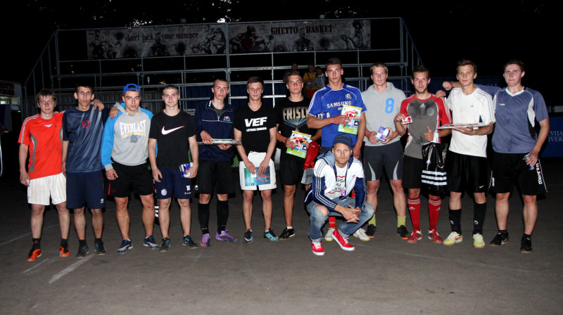 20. jūnija "Ghetto Football" vecākās grupas labākās komandas
Foto: Renārs Buivids