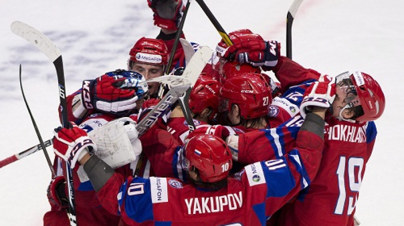 Krievijas U20 hokeja izlase
Foto: AP/Scanpix