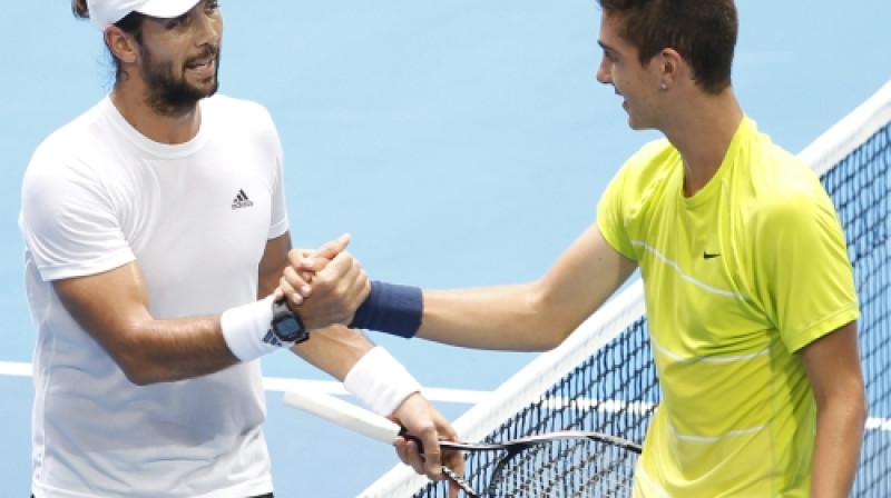 Fernando Verdasko un Tanasi Kokinakis
Foto: AFP/Scanpix