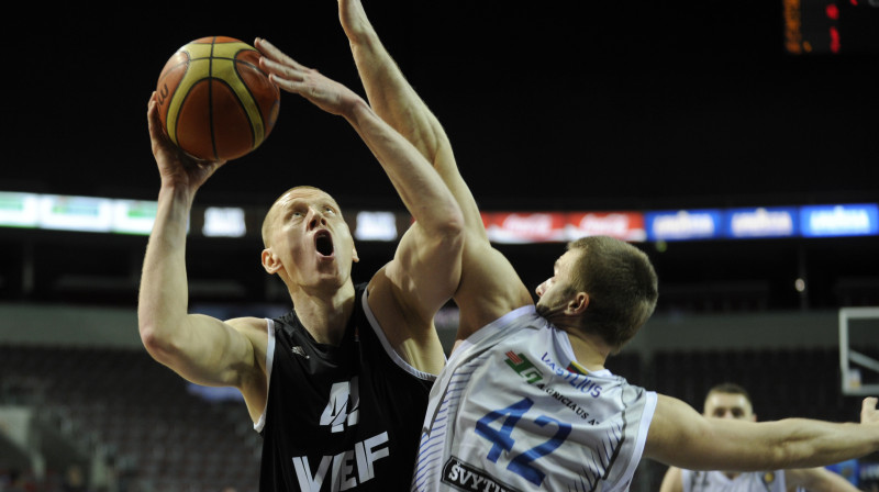 Donāts Zavacks ir cīnījies un uzvarējis pret "Bilbao Basket"
Foto: Romāns Kokšarovs, "Sporta Avīze", f64