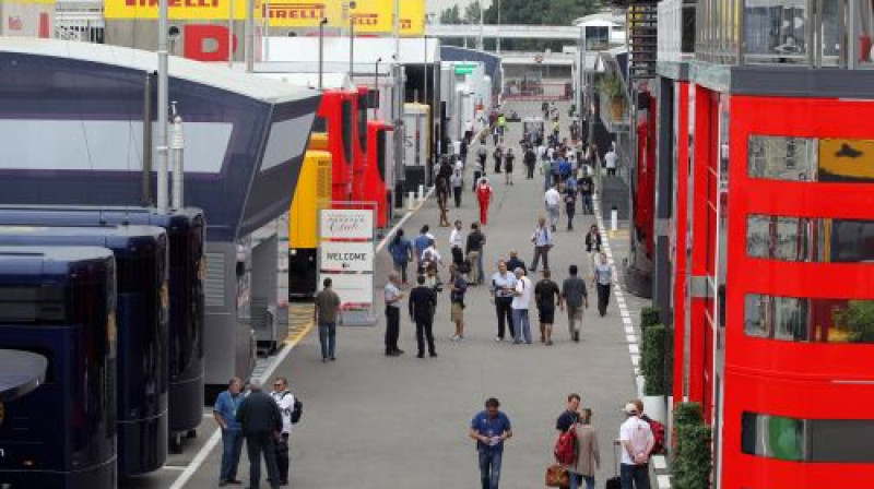 F1 dzīvojamais rajons sacīkšu laikā
Foto: Digitale/Scanpix