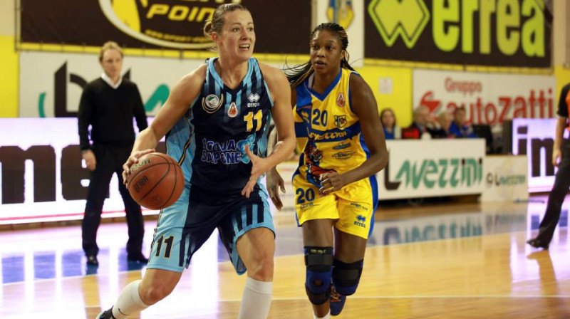 Aija Putniņa: 11 punkti un sešas atlēkušās bumbas uzvarā pār San Martino
Foto: www.legabasketfemminile.it