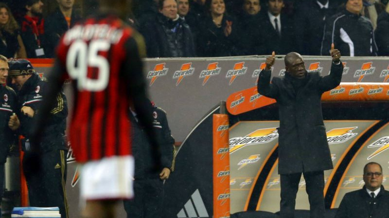 Mario Balotelli un Klarenss Zēdorfs
Foto: AP/Scanpix