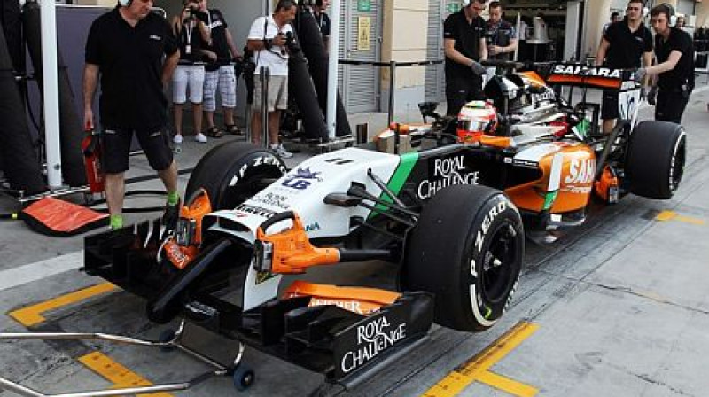 Serhio Peress F1 testos Bahreinā
Foto: Force India