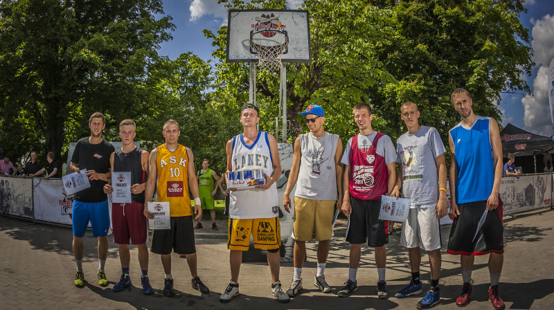 "Red Bull King of the Rock" Dobeles posma labākie astoņi basketbolisti
Publicitātes foto