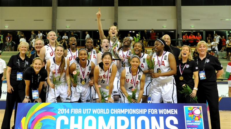 ASV basketbolistes: uzvaru un zaudējumu attiecība FIBA U17 Pasaules čempionātos 23-0
Foto: www.fiba.com