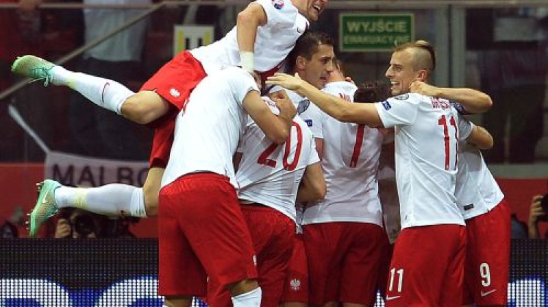 Polijas futbolisti lido
Foto: AP/Scanpix