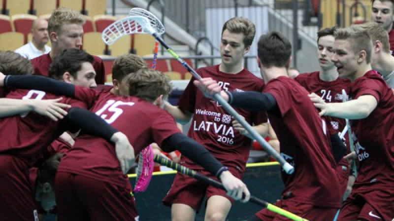 Latvijas U19 florbola izlase paliek pasaules čempionāta A divīzijā 
Foto: Ritvars Raits