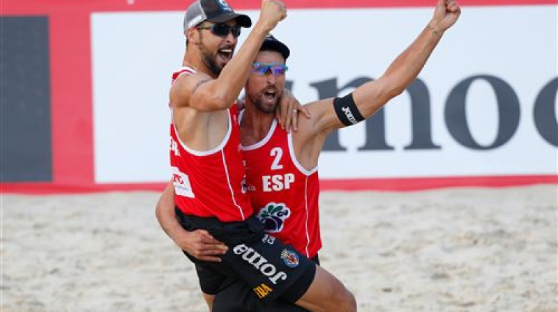 Pablo Erera un Adrians Gavira
Foto: fivb.org