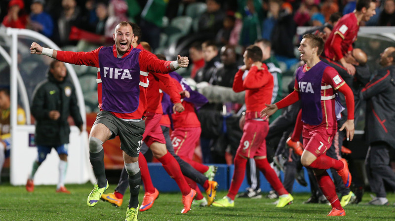 Serbija triumfē Jaunzēlandē
Foto: AP/Scanpix