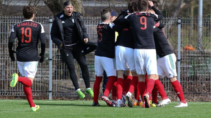 Iepriekšējā spēlē Jelgavā liepājnieki tikai kompensācijas laikā izglābās no zaudējuma. 
Foto: Mārtiņš Sīlis, fkliepaja.lv