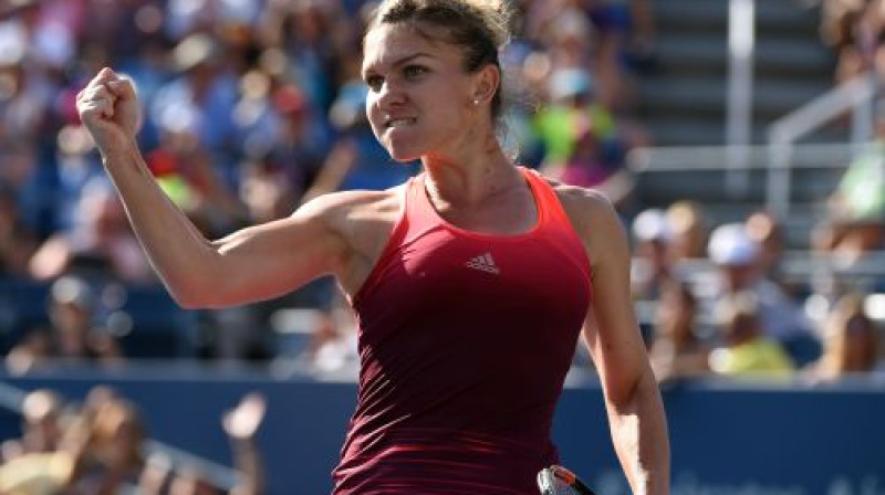 Simonai Halepai pirmais "US Open" ceturtdaļfināls
Foto: AFP/Scanpix