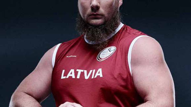 Lodes grūdējs Edgars Bergs
Foto: Latvijas Paralimpiskā komiteja