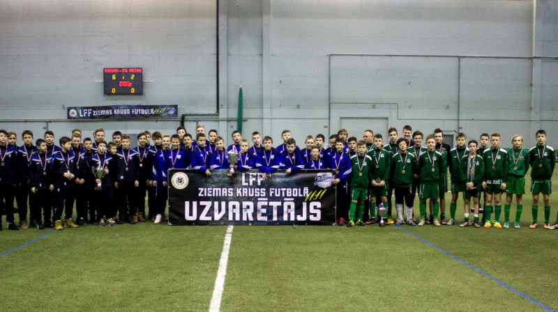 LFF Ziemas kausa izcīņas medaļnieki U-14 vecuma grupā