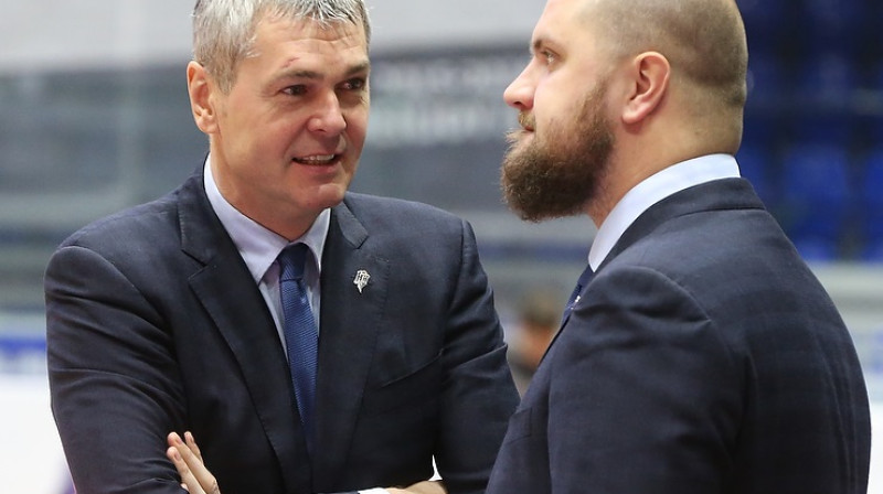 Ainars Bagatskis un Artūrs Štālbergs
Foto: nn-basket.ru