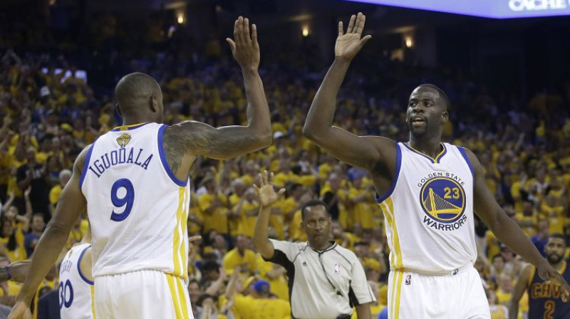 Andrē Igudala un Dreimonds Grīns
Foto: AP/Scanpix