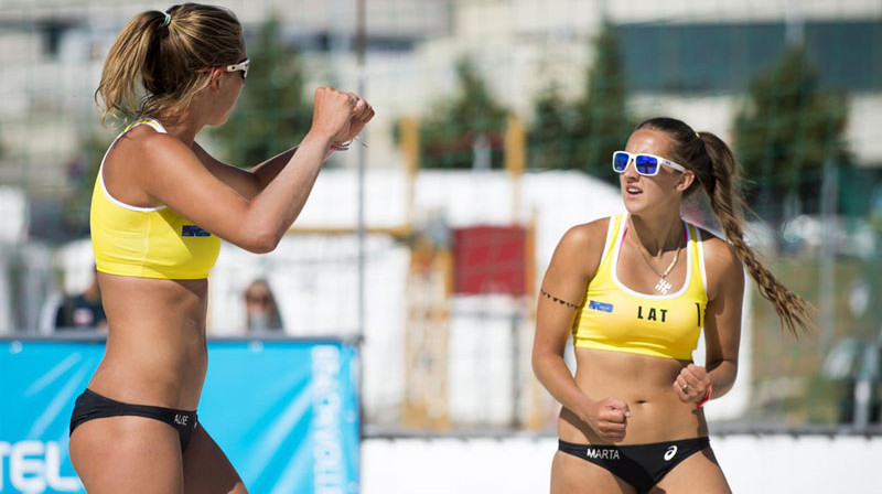 Alise Lece un Marta Ozoliņa
Foto: cev.lu