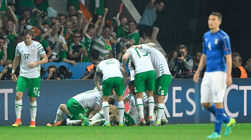 Īrija atzīmē uzvaras vārtus
Foto: AFP/Scanpix