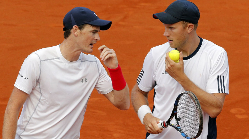 Džeimijs Marejs un Dominiks Inglots
Foto: AFP/Scanpix