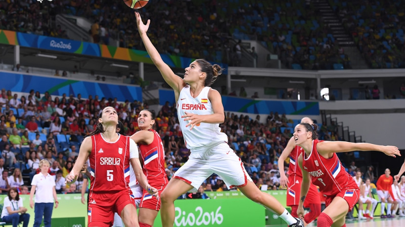 Marta Čargaja spēlē pret Serbiju
Foto: fiba.com