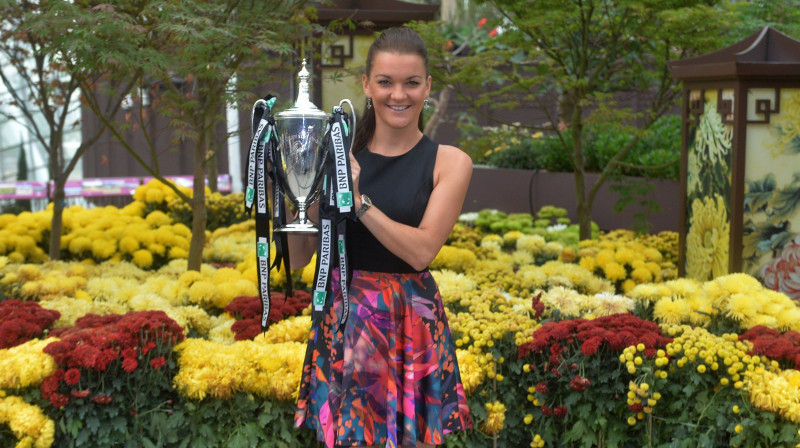 "WTA Finals" čempione Agņeška Radvaņska
Foto: AP/Scanpix