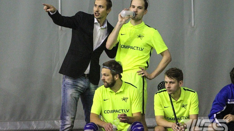 Jānis Peičs vēl kopā ar FK "Rīga"
Foto: Floorball.lv