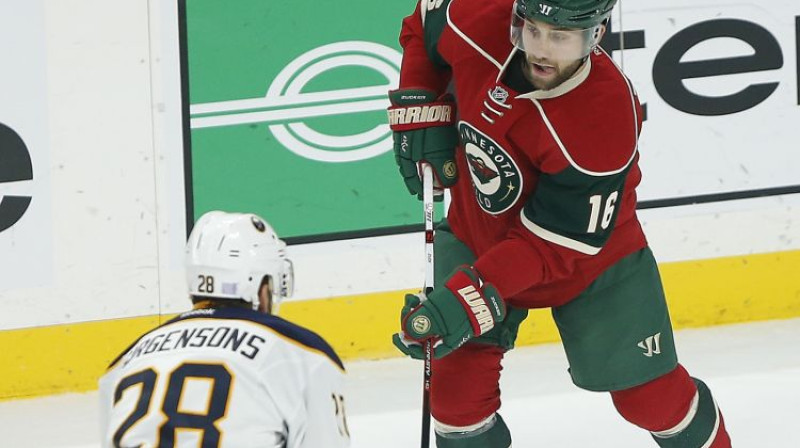 Zemgus Girgensons pret "Wild"
Foto: AP/Scanpix