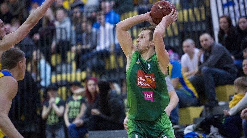 Igaunis Kristo Sāge ogrēniešu grozā sabēra 20 punktus
Foto: basket.ee