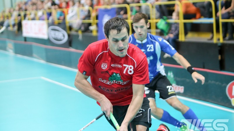 Atis Blinds kļuvis par pirmo Latvijas čempionāta spēlētāju ar 600 rezultatīvām piespēlēm
Foto: Ritvars Raits, Floorball.lv